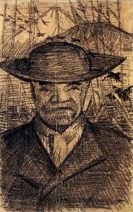 Vincent Van Gogh - Portrait of P-#232;re Tanguy