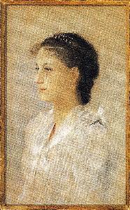 Gustave Klimt - Emilie Fl-#246;ge, Aged 17