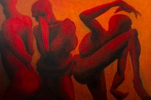 Thiago Boecan - 3 Red figures