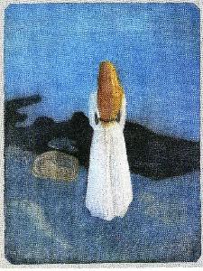 Edvard Munch - Young woman on the shore