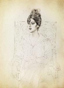 Pablo Picasso - Portrait of Madame Patri