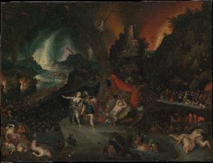 Jan The Younger Brueghel - Aeneas and the Sibyl in the Underworld