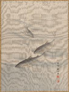 Seki Shūkō - Fishes Swimming