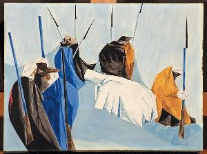 Jacob Lawrence - The summer soldier and the sunshine patriot will, in this crisis, shrink from the service of his country. -Thomas Paine, 1776