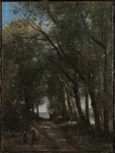Jean Baptiste Camille Corot - A Lane through the Trees