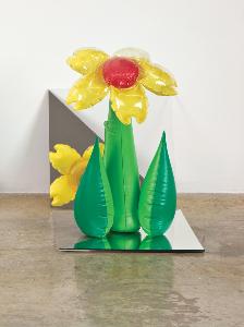 Jeff Koons - Inflatable Flower (Tall Yellow)