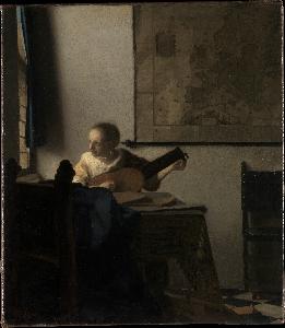 Johannes Vermeer - Young Woman with a Lute