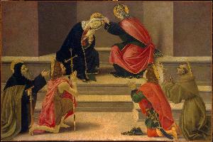 Sandro Botticelli - The Coronation of the Virgin