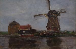 Piet Mondrian - Windmill with Summerhouse II