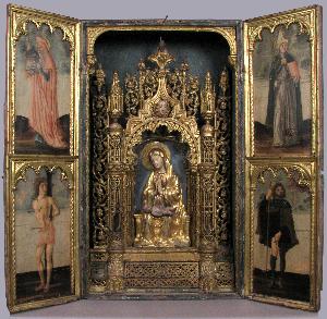 Titian Ramsey Peale Ii - Altar Shrine with Four Saints