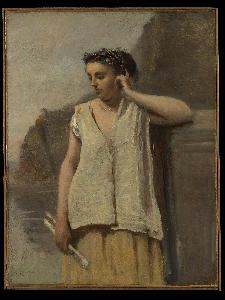 Jean Baptiste Camille Corot - The Muse: History