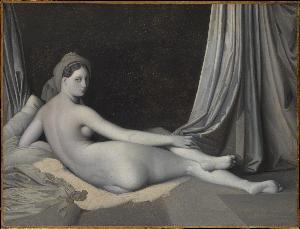 Jean Auguste Dominique Ingres - Odalisque in Grisaille