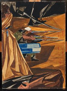 Jacob Lawrence - And a Woman Mans a Cannon