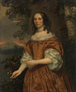 Johannes Mytens - Portrait of Maria de Witte Françoisdr (1616-70), Jan Mijtens, 1661