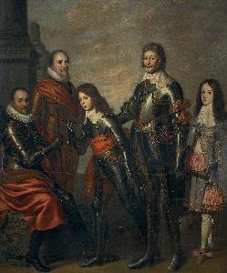Pieter Nason - Four Generations of the Princes of Orange: William I, Maurice and Frederick Henry, William II and William III, Pieter Nason, c. 1660 - c. 1662