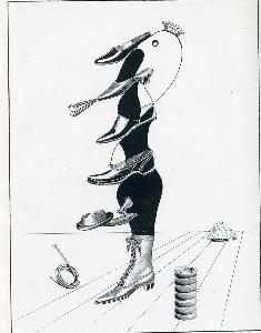 Max Ernst - Illustration to -quot;A Week of Kindness-quot;