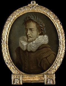 Arnoud Van Halen - Portrait of Jan Janszoon Starter, Poet in Leeuwarden and Amsterdam, Arnoud van Halen, 1700 - 1732