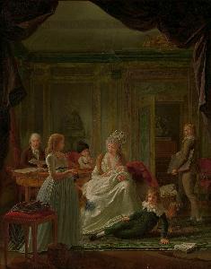 Nicolaes Muys - Portrait of Aernout van Beeftingh, his Wife Jacoba Maria Boon and their Children, Nicolaes Muys, 1797