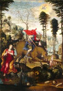 Il Sodoma (Giovanni Antonio Bazzi) - Saint George and the Dragon