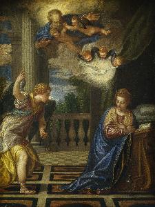 Bonifazio Veronese (Bonifazio De Pitati) - The Annunciation
