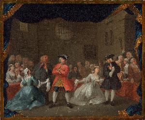 William Hogarth - A Scene from The Beggar-s Opera