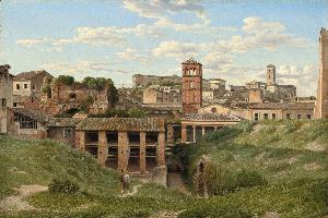 Christoffer Wilhelm Eckersberg - View of the Cloaca Maxima, Rome