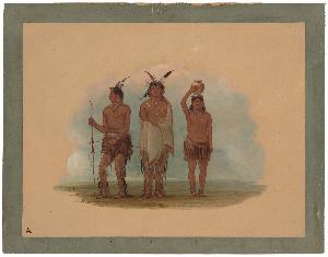 George Catlin - Three Walla Walla Indians