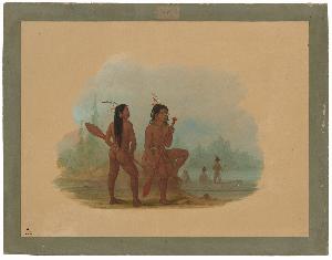 George Catlin - Two Young Hyda Men