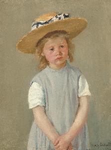 Mary Stevenson Cassatt - Child in a Straw Hat