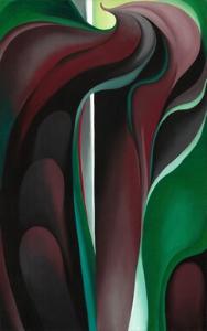 Georgia Totto O-keeffe - Jack-in-Pulpit Abstraction - No. 5