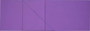 Robert Mangold - A Triangle within Two Rectangles Violet