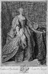 Jean Baptiste Van Loo - Portrait of Catherine Opalińska as Queen of Poland