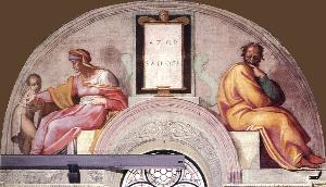 Michelangelo Morlaiter - The Ancestors of Christ: Azor, Sadoch
