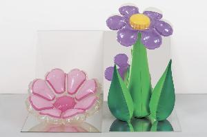 Jeff Koons - Inflatable Flowers (Short Pink, Tall Purple)