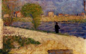 Georges Pierre Seurat - Study on the Island