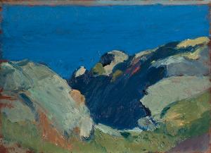 Edward Hopper - Rocks and Sea