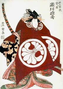 Utagawa Toyokuni I - Rokō Segawa VI as Tomoe-gozen