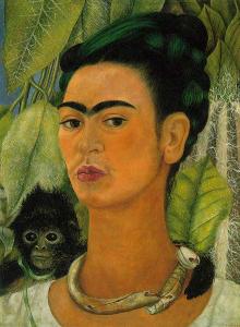Frida Kahlo - Self Portrait with a Monkey