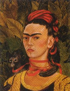 Frida Kahlo - Self Portrait with Monkey