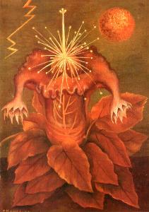 Frida Kahlo - Flower of Life (Flame Flower)