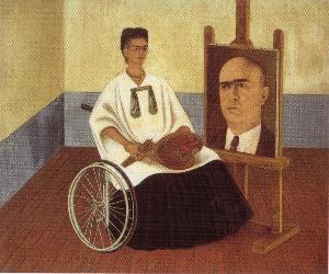Frida Kahlo - Self-Portrait with the Portrait of Doctor Farill