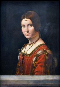 Leonardo Da Vinci - Portrait of an Unknown Woman (La Belle Ferroniere)
