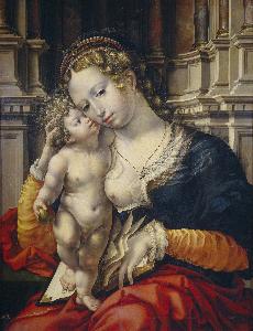 Jan Gossaert (Mabuse) - Madonna and Child