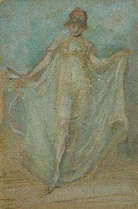 James Abbott Mcneill Whistler - Green and Blue: The Dancer