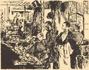 Edouard Manet - At the Café (Au café)