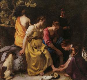 Johannes Vermeer - Diana and her Nymphs