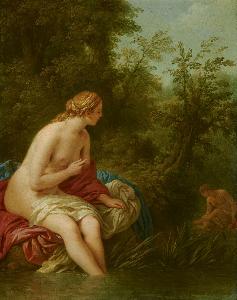 Lagrenée L-aîné, Lagrenée The Elder - Landscape with Salmacis and Hermaphroditus