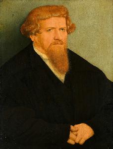 Lucas Cranach The Younger - Portrait of a Man with a Red Beard