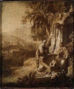 Gerbrand Van Den Eeckhout - Christ and the Woman of Samaria at the Well