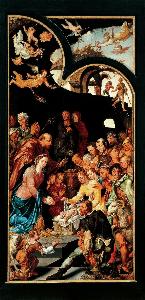 Maerten Van Heemskerck - The Adoration of the Shepherds;The Virgin